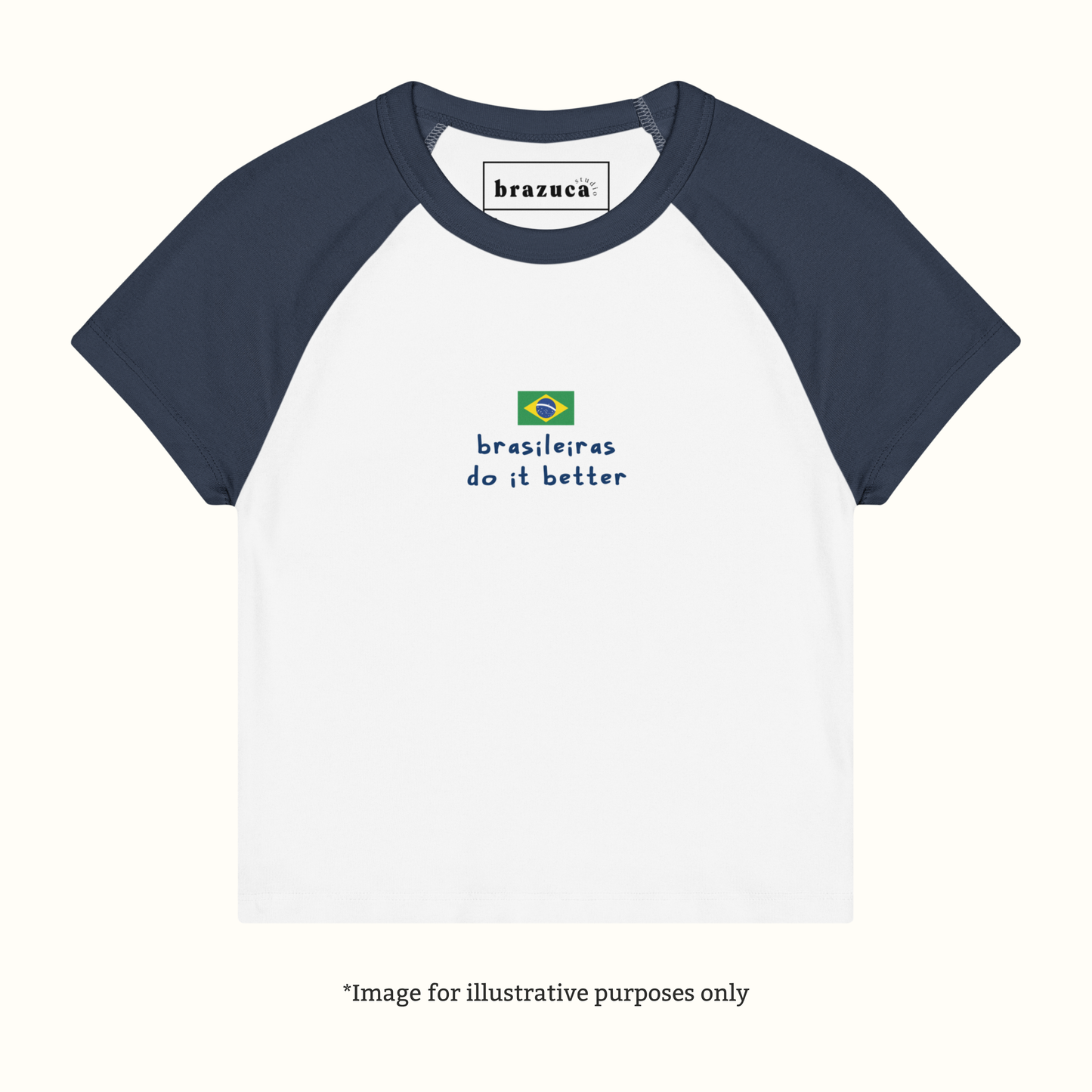 Brasileiras Do It Better – Cropped Ringer Tee