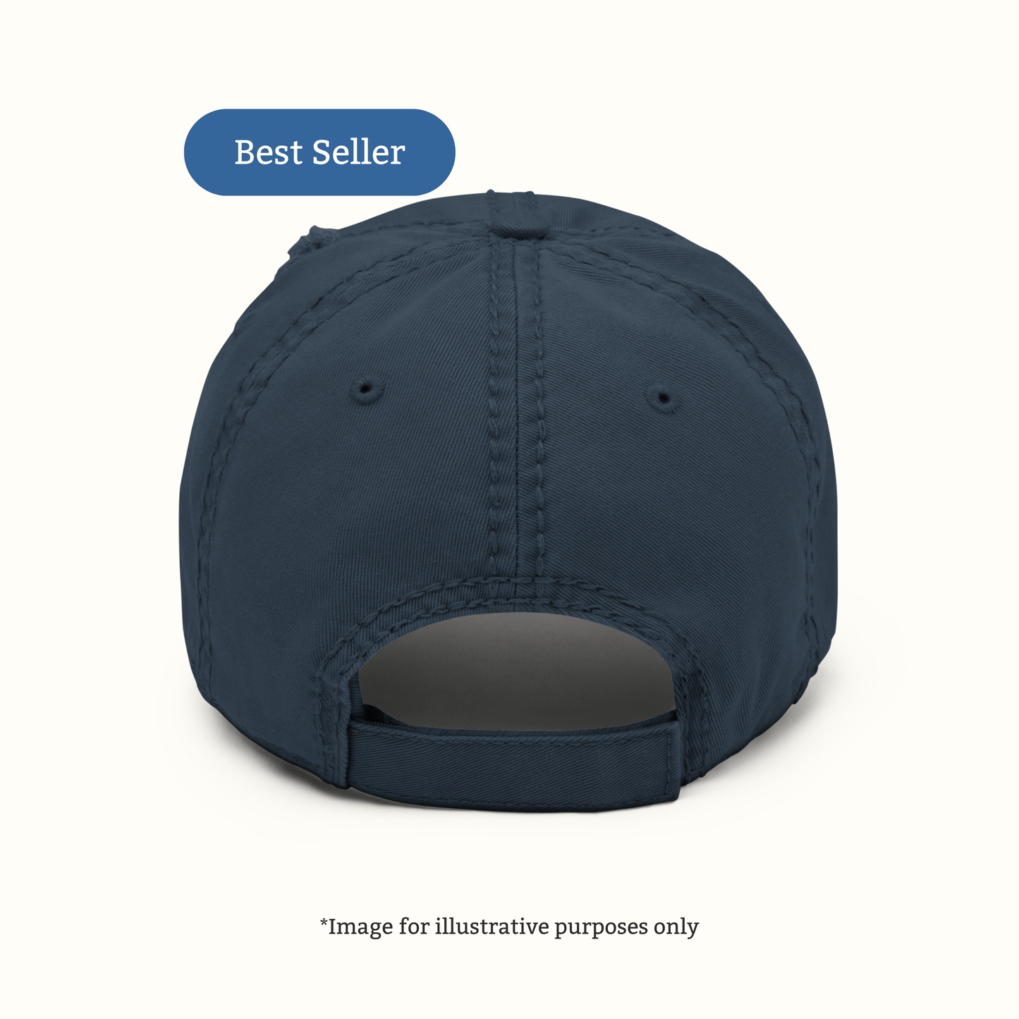 Brasileiras Do It Better™ Distressed Navy Dad Hat