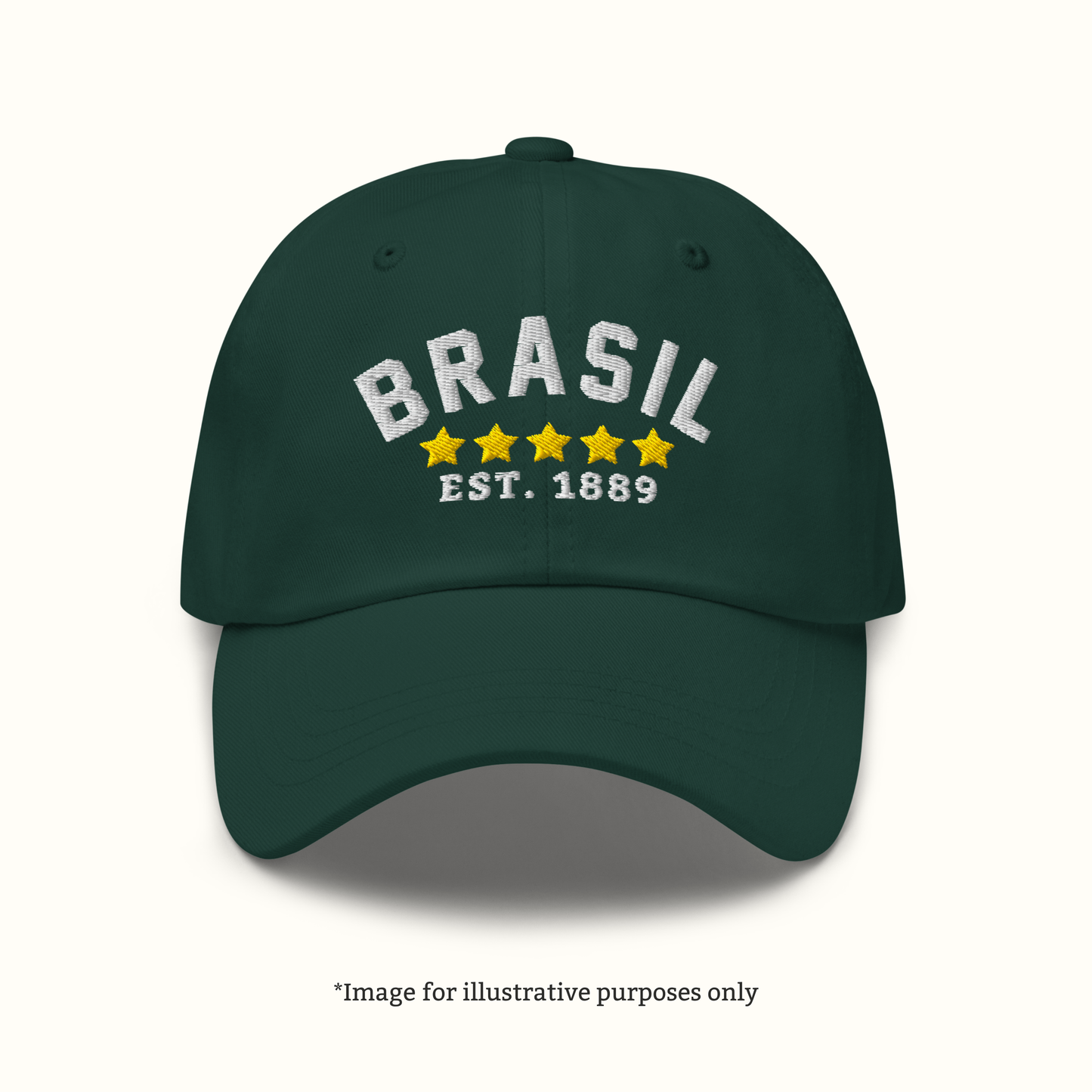 Brasil Embroidered Heritage Cap – Est. 1889