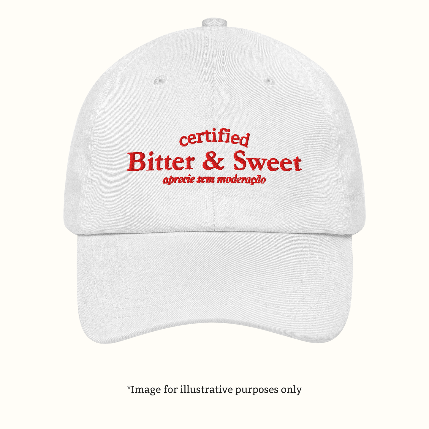 Certified Bitter & Sweet Hat – Embroidered Dad Cap