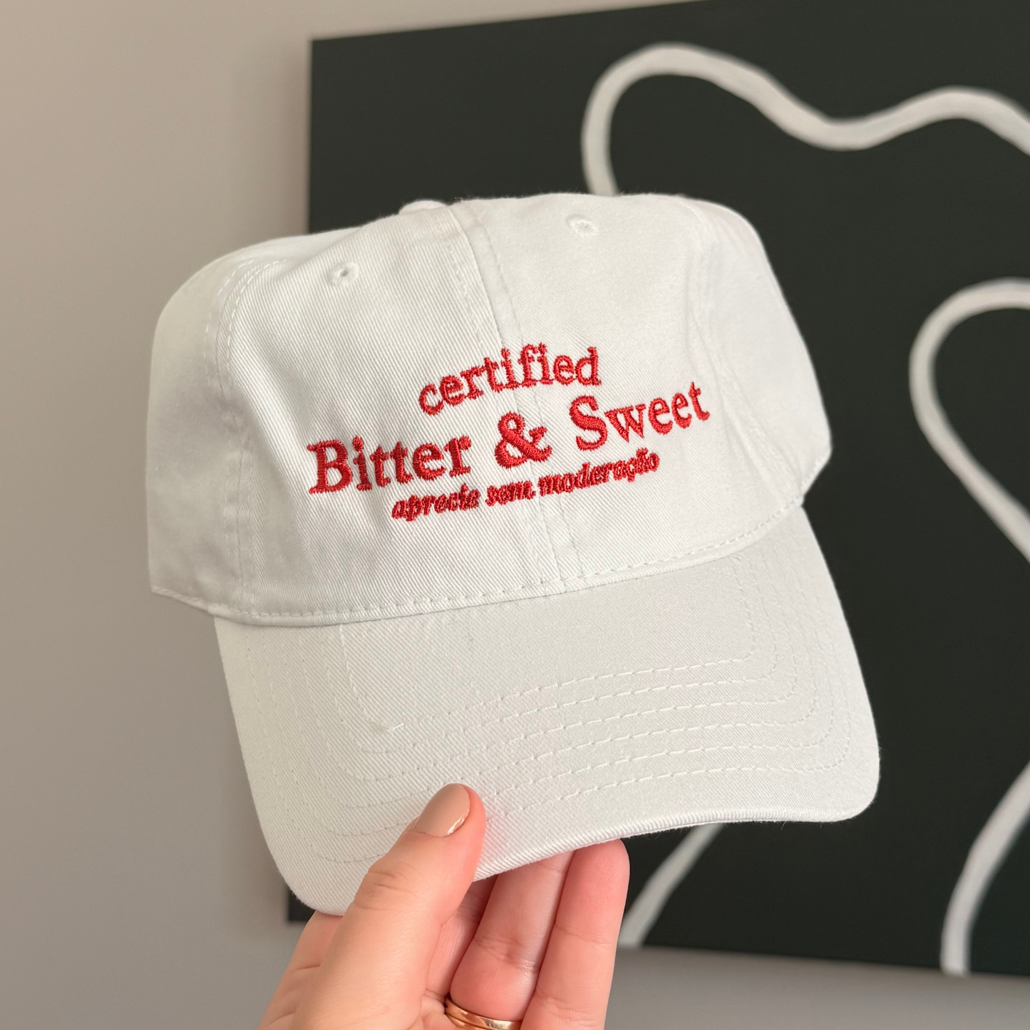 Certified Bitter & Sweet Hat – Embroidered Dad Cap