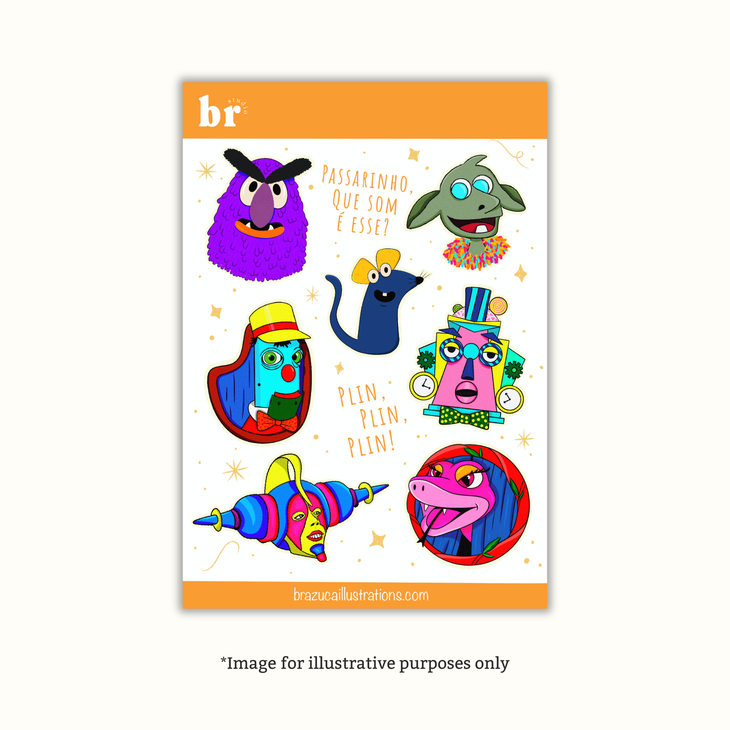 Castelo Nostalgia Sticker Sheet