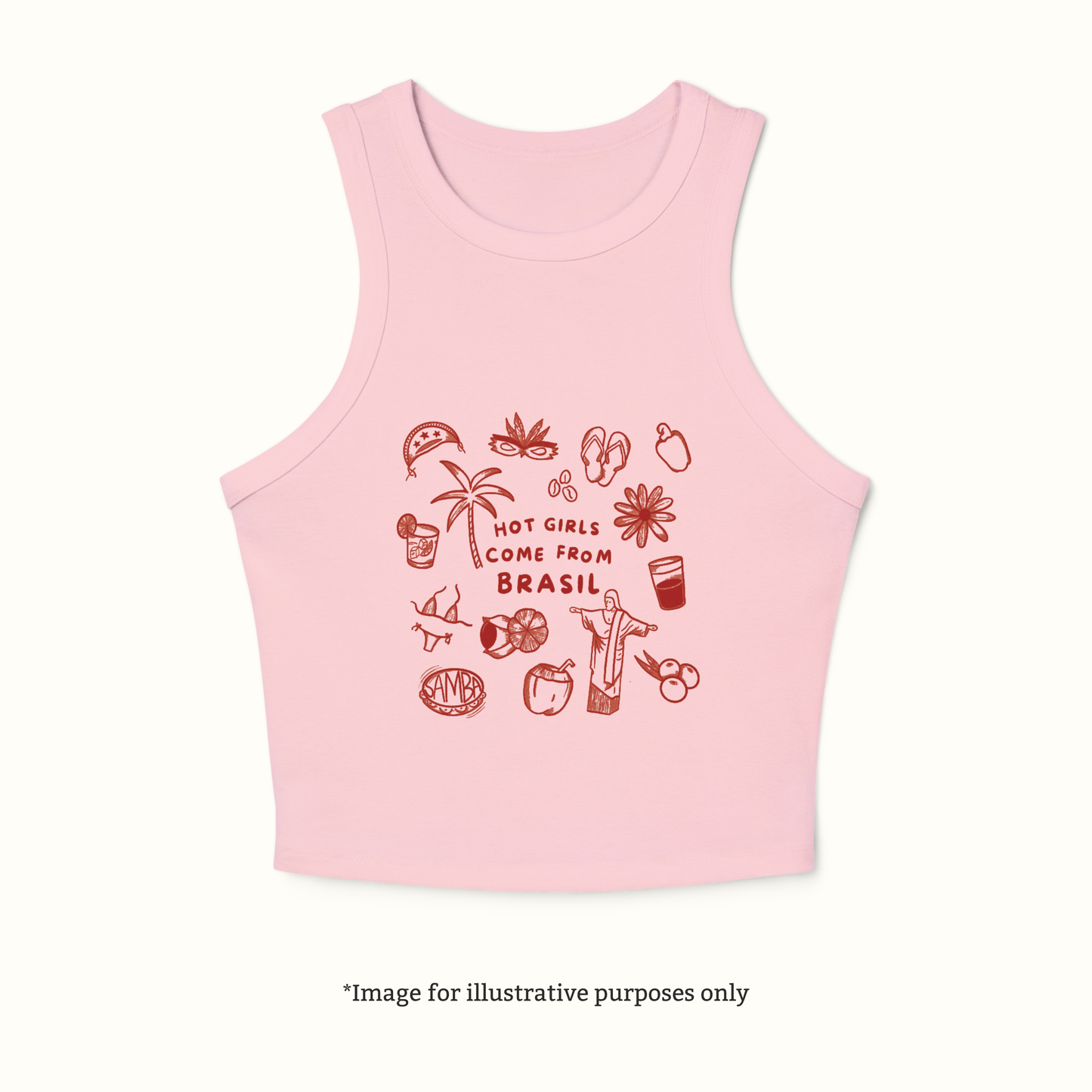 Hot Girls Come From Brasil Tank Top